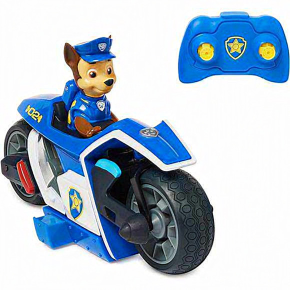 Paw Patrol, Chase RC Movie Motorcycle, Remote Control‎ Car Kids Toys